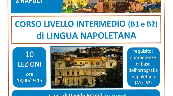 Corso Intermedio di Napoletano (livello B1 e B2)