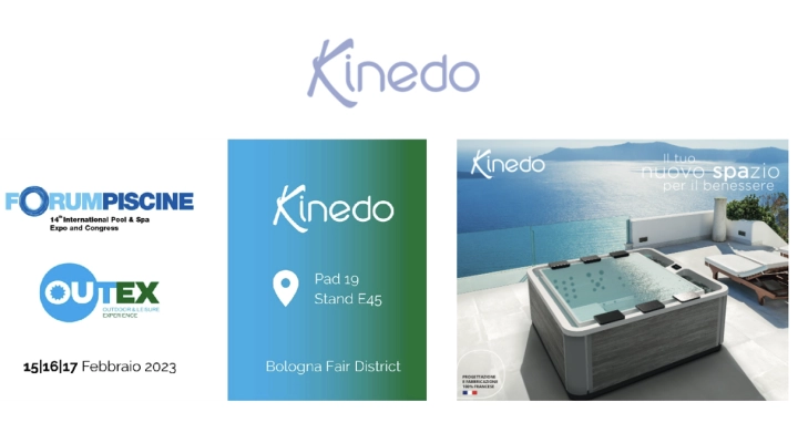 KINEDO BY GRUPPO SFA PRESENTE CON LA GAMMA MINIPISCINE ALLA 14MA EDIZIONE DI FORUMPISCINE EXPO & CONGRESS