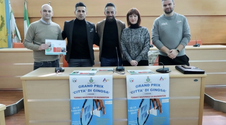 Ginosa, presentata la quinta edizione del torneo Gran Prix di badminton