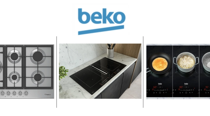 BEKO: I NUOVI MODELLI DI PIANI COTTURA A GAS E A INDUZIONE