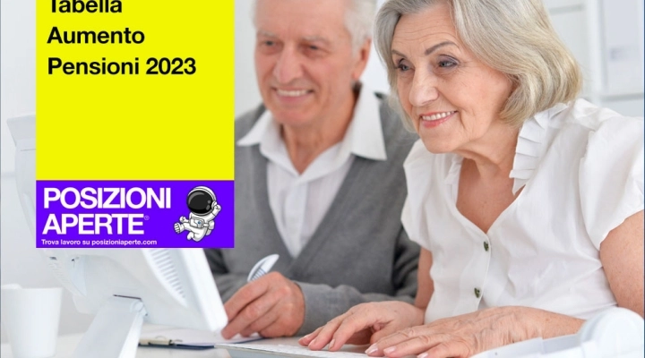 Tabella Aumento Pensioni 2023