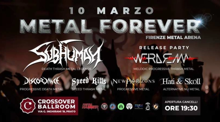 Metal Forever, a Prato il concerto dedicato alle band italiane