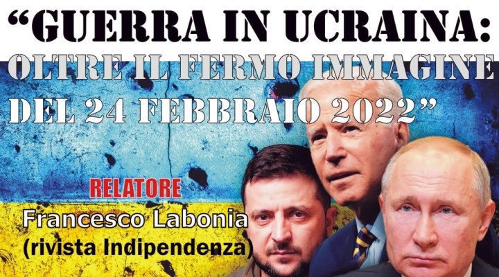 Circolo Culturale “L’Agorà”: incontro sulla guerra in Ucraina