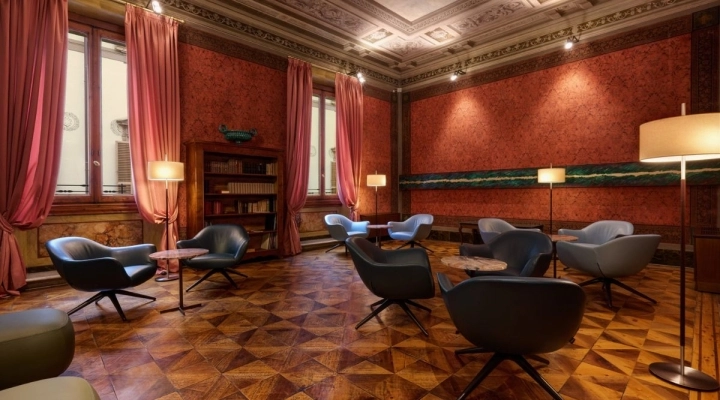 Hotel Orto de' Medici a Firenze: l’antica sala della musica riportata a nuovo splendore