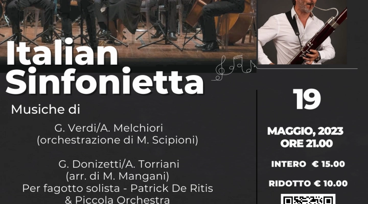 Italian Sinfonietta - Direttore & Solista Patrick De Ritis