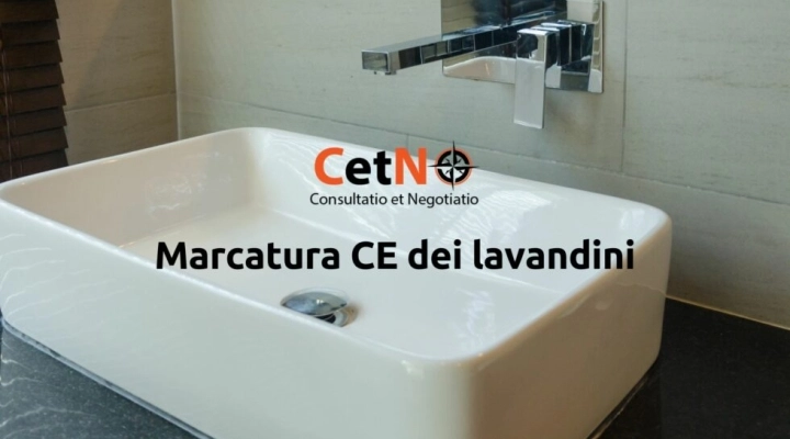 Marcatura CE lavandini