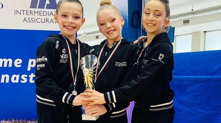 La Ginnastica Petrarca sul podio del Campionato Regionale di Squadra Allieve