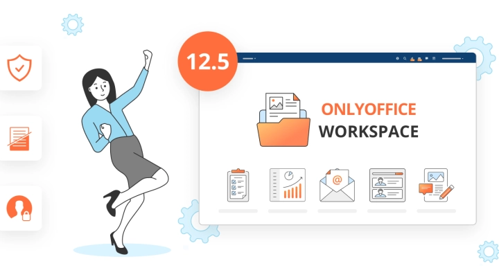 ONLYOFFICE Workspace 12.5 è ora disponibile e offre maggiore sicurezza, gestione dei documenti ottimizzata, tema scuro e altro