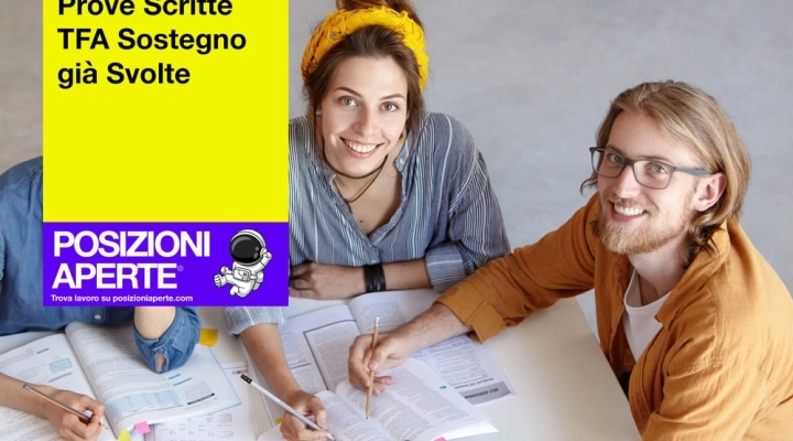 Prove Scritte TFA Sostegno già Svolte