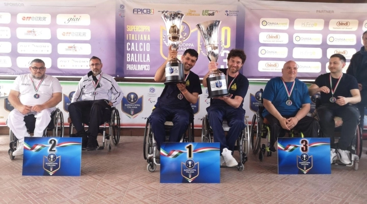 Supercoppa Italiana di calcio balilla paralimpico, vincono De Florio e Bagdasar