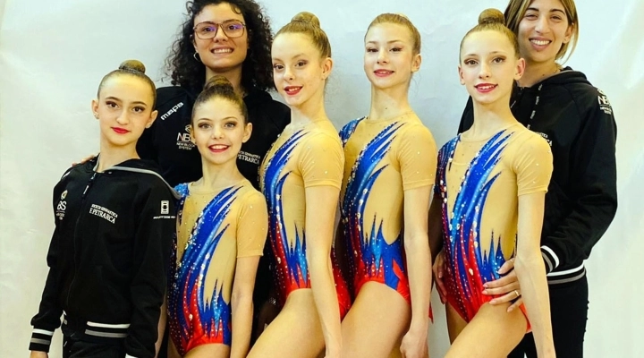 Positivo finale nella serie C di ritmica per la Ginnastica Petrarca