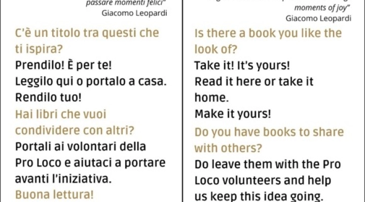 “LIBeRI al Parco”, parte il progetto di booksharing del Parco di Ercolano     