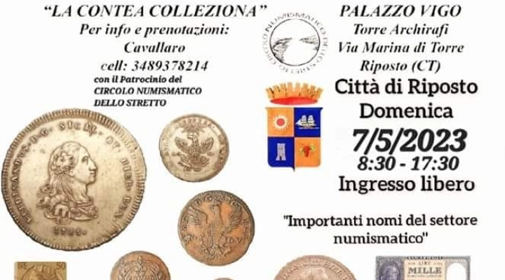 Domenica 7 maggio 2023 - La Contea Colleziona - Riposto (Catania)