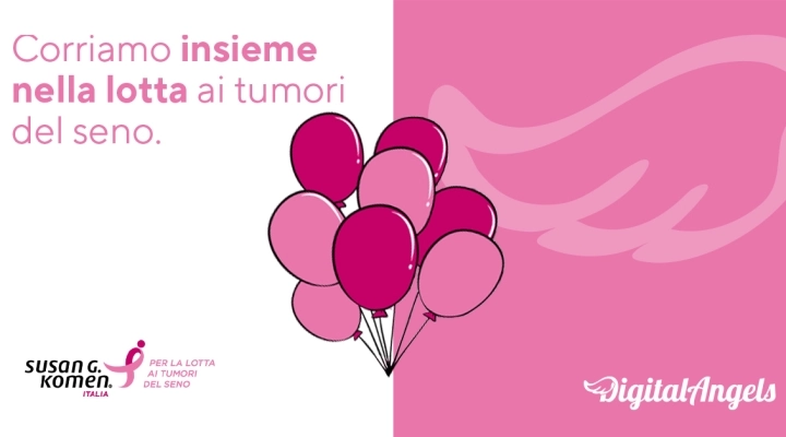 Susan G. Komen Italia e Digital Angels insieme per la promozione della Race for the Cure