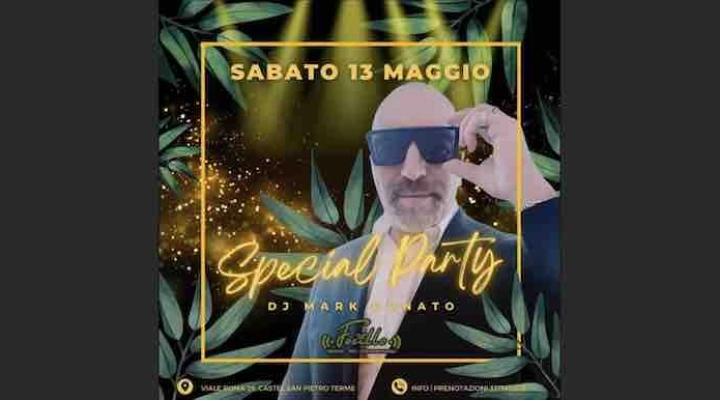 Mark Donato: Special Party al Focillo di Castel San Pietro Terme (BO)