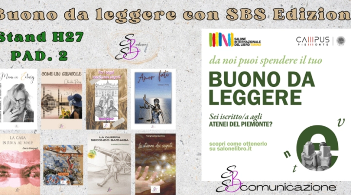 Il gruppo SBS al Salone del libro con 10 autori Con il CNA Editoria e CioccolatItaliani