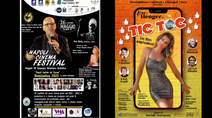 La prima del Film “Tic Toc” con Eva Henger e  il cast al Napoli Cinema Festival