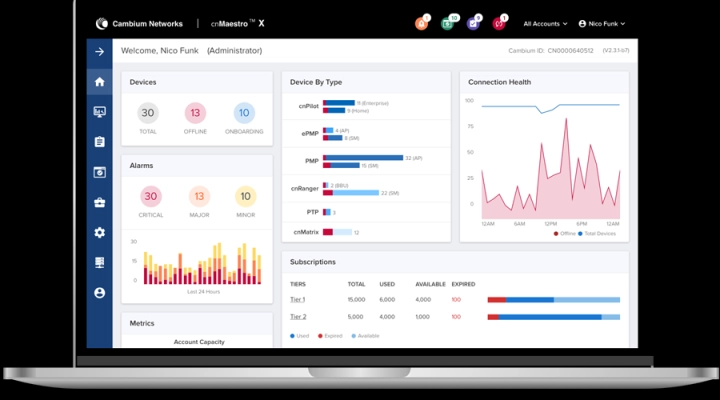 Più automazione e sicurezza per le reti di aziende e provider con Cambium Networks cnMaestro 4.0