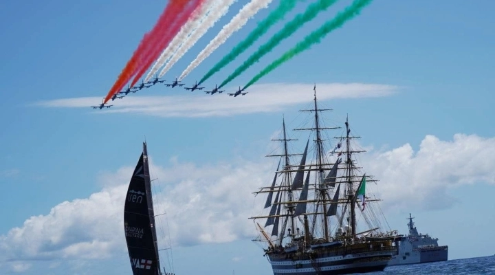 Genova Il Vespucci per il Mondo e da Brusciano ricordo di Cucca sulla Magenta. (Scritto da Antonio Castaldo)