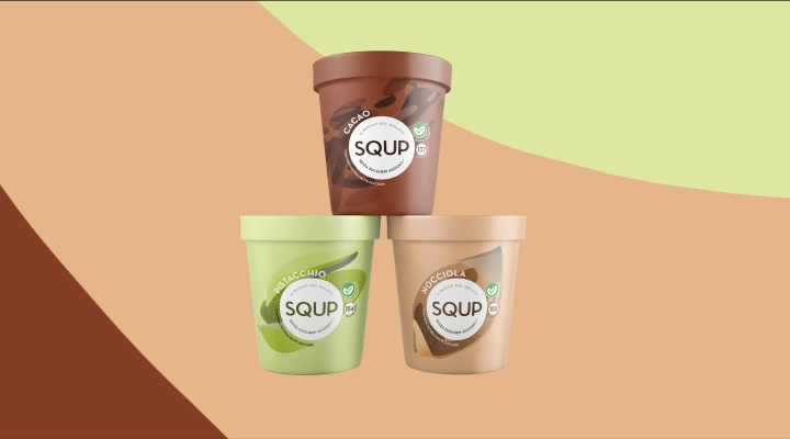 Squp lancia il nuovo gelato senza zuccheri aggiunti al centro e al nord Italia 