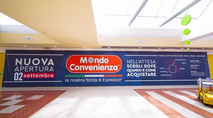 MONDO CONVENIENZA INAUGURA  IL NUOVO PUNTO VENDITA DI ROMA-BUFALOTTA 