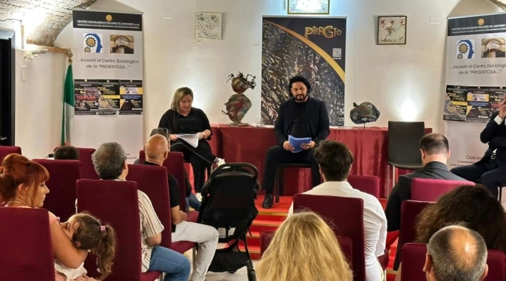 Vernissage di PierGiò: primo evento del ciclo di incontri organizzati dal Centro Sociologico a Lanciano 