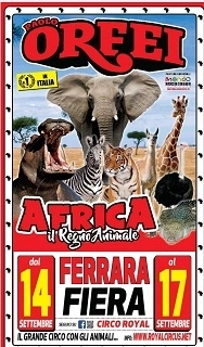 A Ferrara il grande sogno africano dello straordinario Circo Paolo Orfei