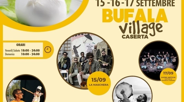 Arriva il Bufala Village, buon cibo, spettacoli e percorsi didattici da venerdì 15 settembre