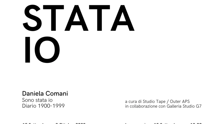 Galleria Studio G7 Segnala, SONO STATA IO, Daniela Comani, inaugurazione 15 settembre ore 18