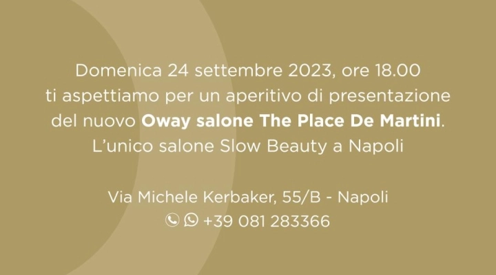 Presentazione salone Oway The Place De Martini