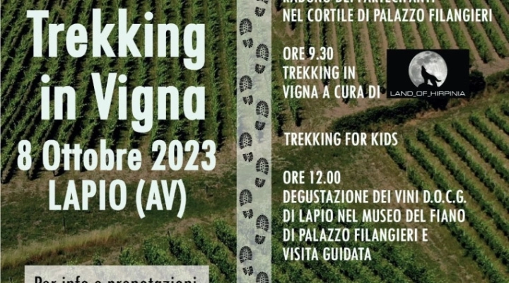 A Lapio (AV) domenica 8 ottobre ritorna Trekking in Vigna