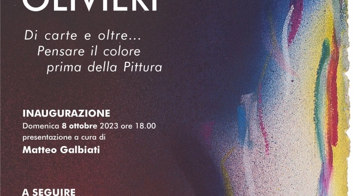 CLAUDIO OLIVIERI Di carte e oltre… Pensare il colore prima della Pittura