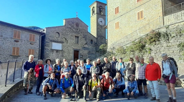 Raggiolo ha ospitato il cammino francescano del gruppo GEO