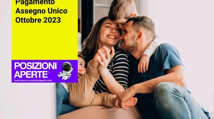 Pagamento Assegno Unico Ottobre 2023