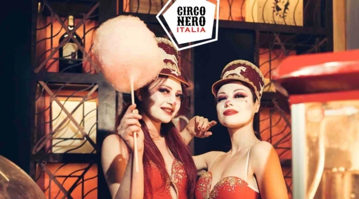 Circo Nero Italia, la magia continua: il 6/10 Luna Park all’Otel Firenze e il 14/10 Ex Convento S.F. Cuccaro Vetere (Salerno)