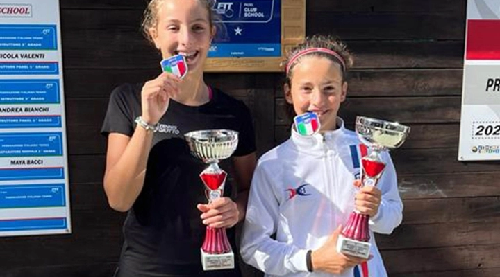 Carlotta Melani è campionessa regionale di doppio Under12