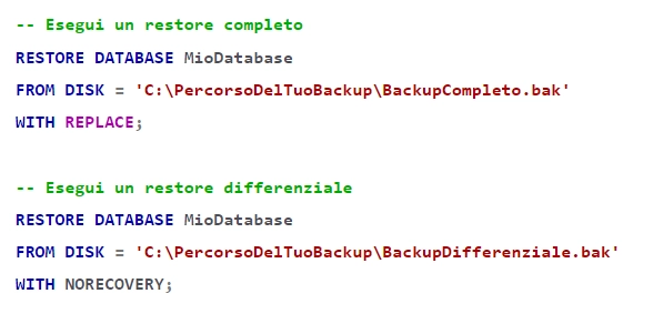 Guida al recupero di SQL Server: tipi di restore e procedure