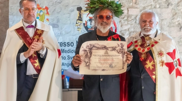 Conferita la “Laurea Honoris Causa” a Michele Maria Màngano in  “Scienze e Arti Antiche”