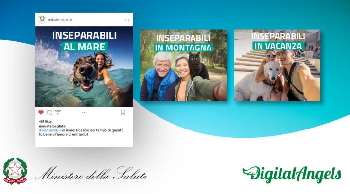 Digital Angels e il Ministero della Salute insieme per il progetto Inseparabili in vacanza