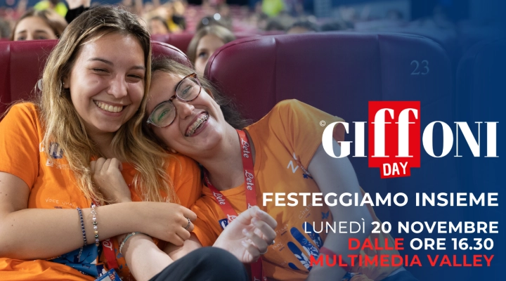 BUON COMPLEANNO GIFFONI: LUNEDÌ 20 NOVEMBRE IN MULTIMEDIA VALLEY LA GRANDE FESTA DEI JUROR