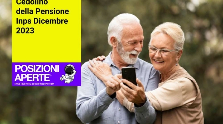 Cedolino della Pensione Inps Dicembre 2023