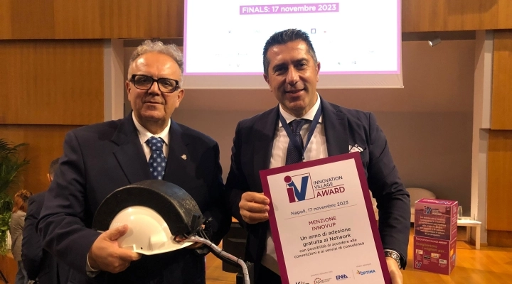 Ineltec partecipa ad Innovation Village Award e vince la prestigiosa Menzione Speciale Innovup riservata al progetto di innovazione sostenibile InHelmet