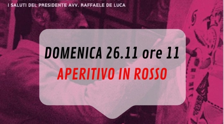 Aperitivo in Rosso alla Mostra 