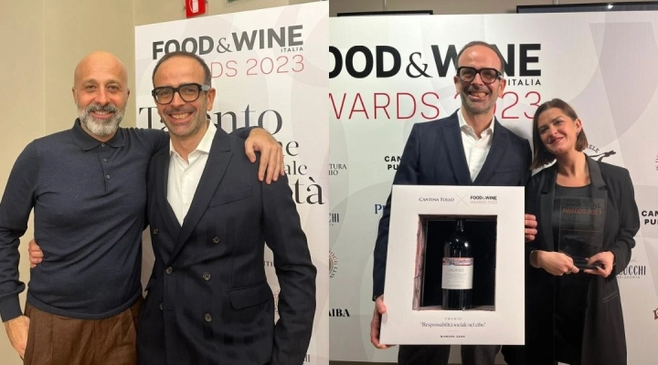 FOOD&WINE ITALIA AWARDS: CANTINA TOLLO PREMIA ALT STAZIONE DEL GUSTO E IL RISTORANTE NUMERO ZERO