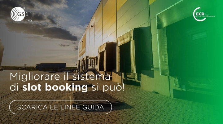 Logistica: efficienza cercasi. Come riuscirci? Le risposte nel nuovo volume di GS1 Italy dedicato allo slot booking nel largo consumo