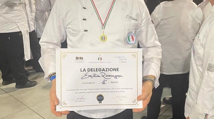 Campionati Italiani Cuochi, vince l’Emilia Romagna trascinata da Cosimo Milanese