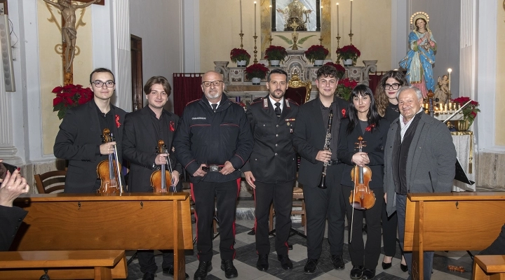 CONCLUSO IL CONCERTO NATALIZIO, NELLA PARROCCHIA SAN MARCELLINO DI APRANO-CASALUCE