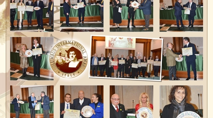 Grande successo internazionale al Senato per il Columbus International Award Roma speciale edizione 