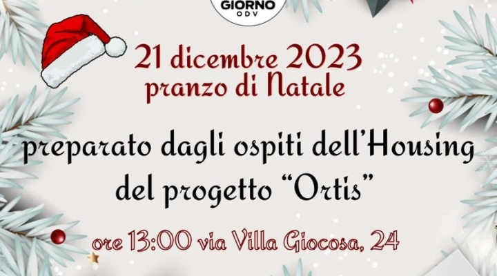 Un pranzo natalizio a cura degli ospiti dell’housing del progetto “Ortis” a Palermo 