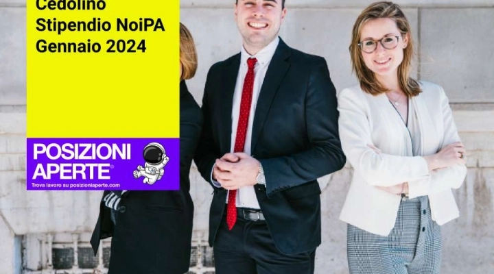 Cedolino Stipendio NoiPA Gennaio 2024